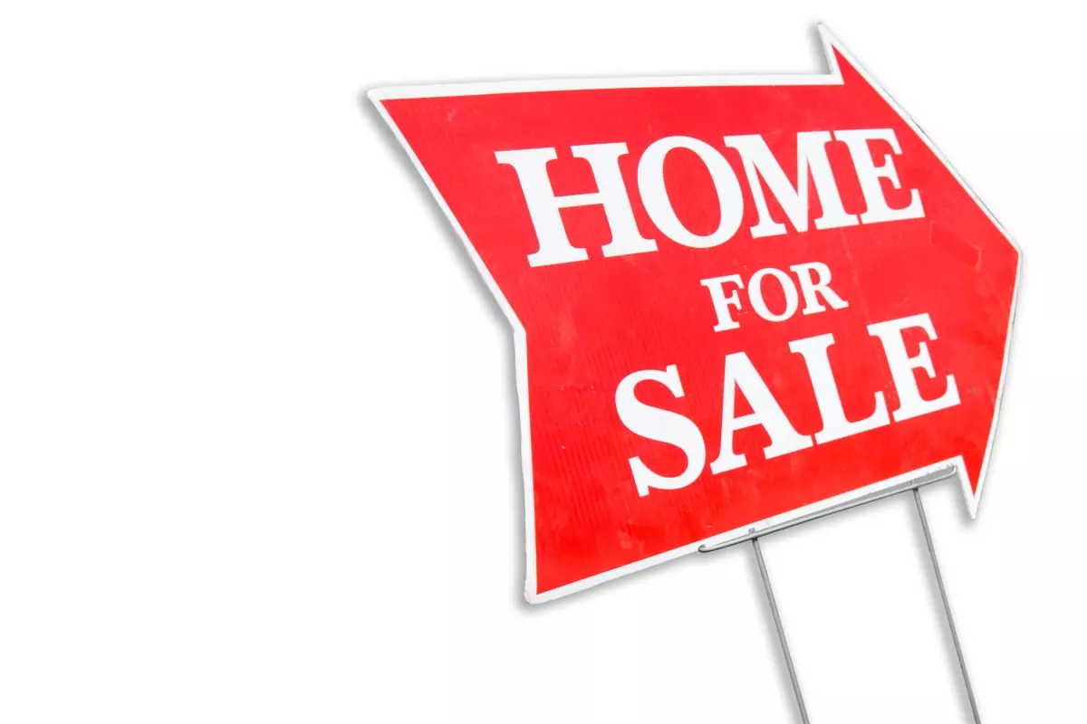 Home for sale yard sign